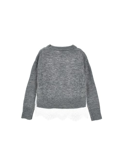 Maglia, bambina, logata. ERMANNO SCERVINO | Z9H604 87100032
